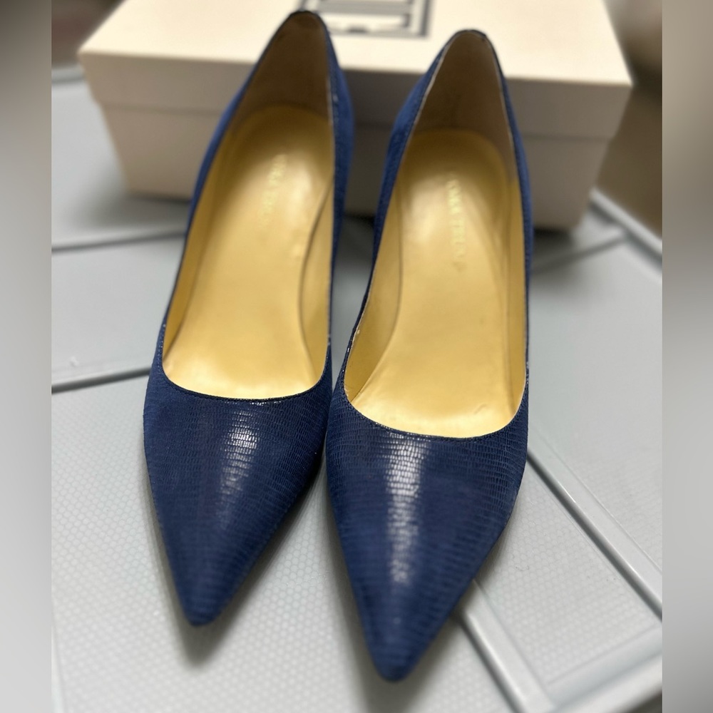 Ivanka Trump Blue Tirra Pumps 8.5 M